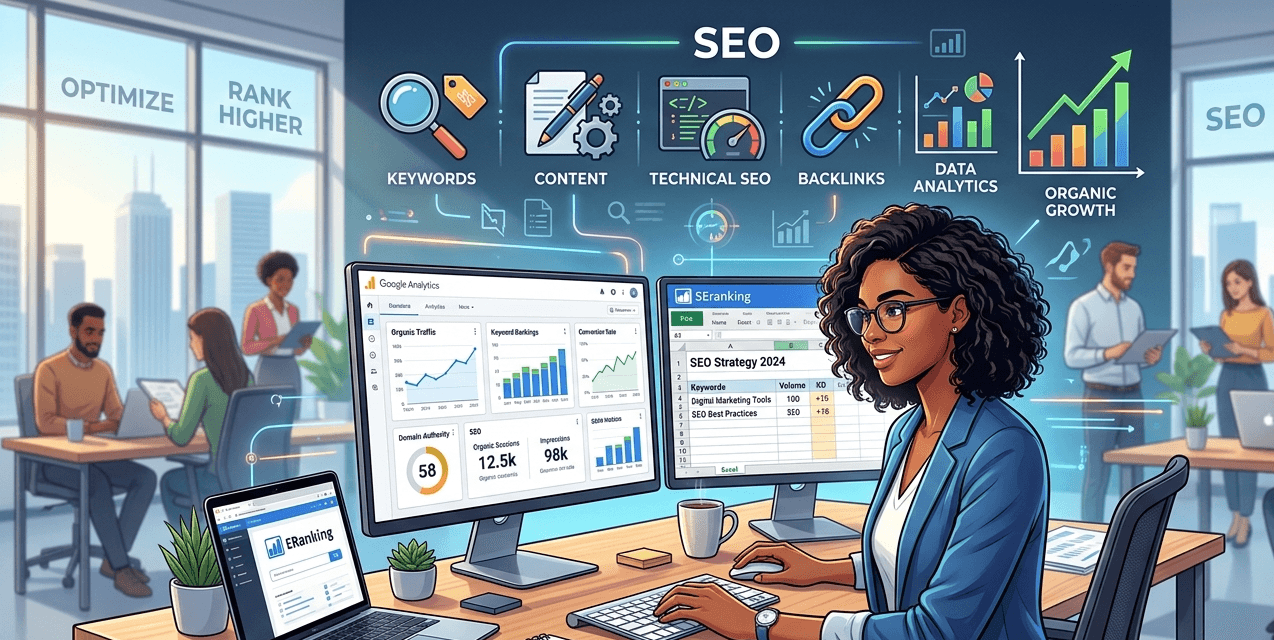SEO implementation in a Next.js portfolio — meta tags, Open Graph, and JSON-LD structured data